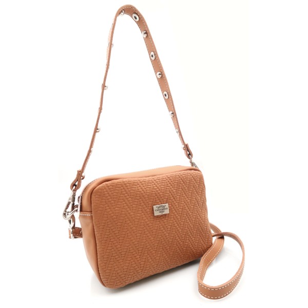 CARAMELO Sac Bandoulière Camel.