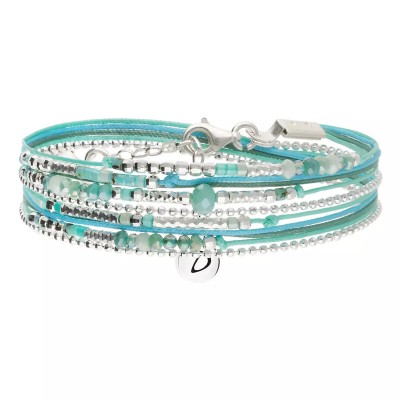 DORIANE Bijoux Bracelet Atlanta Vert Turquoise.