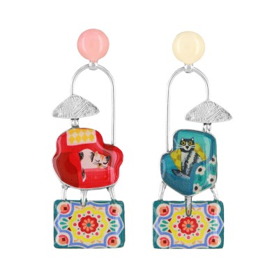 TARATATA bijoux Boucles d'oreilles Poussoir Chanapé.