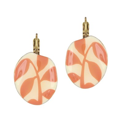 TARATATA bijoux Boucles d’oreilles Dormeuses Roses Kaly.