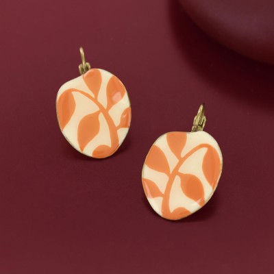 TARATATA bijoux Boucles d’oreilles Dormeuses Roses Kaly.