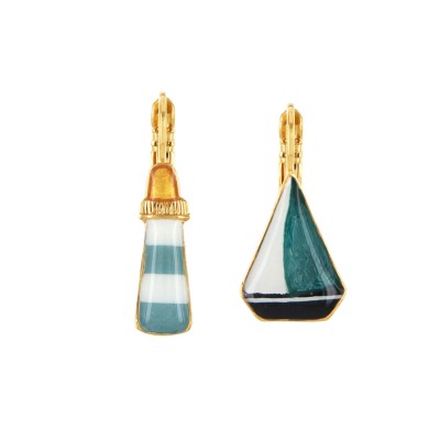 TARATATA bijoux Boucles d’oreilles Dormeuses Horizon.