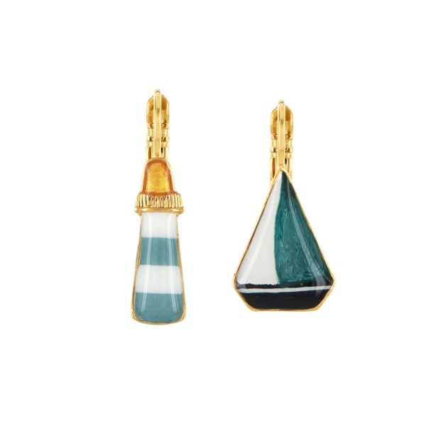 TARATATA bijoux Boucles d’oreilles Dormeuses Horizon.