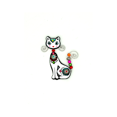 QUAND LES POULES AURONT DES GANTS Broche Mina.