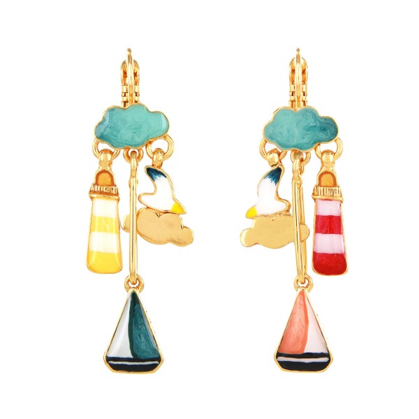 TARATATA bijoux Boucles d’oreilles Dormeuses Horizon.