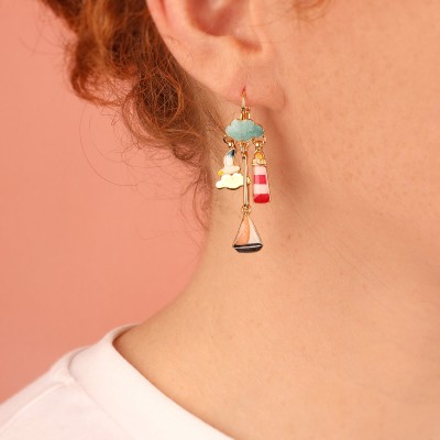 TARATATA bijoux Boucles d’oreilles Dormeuses Horizon.