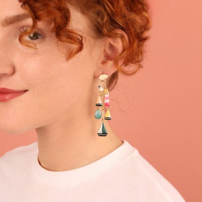 TARATATA bijoux Boucles d'oreilles Poussoir Horizon.