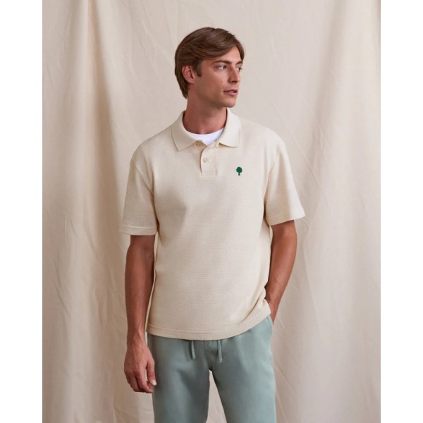 FAGUO - Polo Montge - Écru