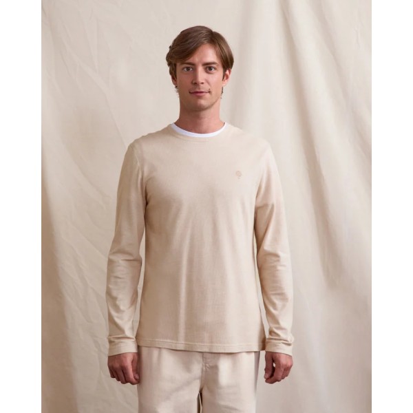 FAGUO - T shirt manches longues Bailly - Beige