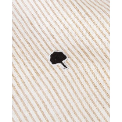 FAGUO - Chemise rayée Ivoy - Crème