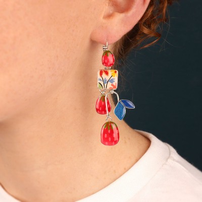 TARATATA bijoux Boucles d’oreilles Dormeuses Délice.