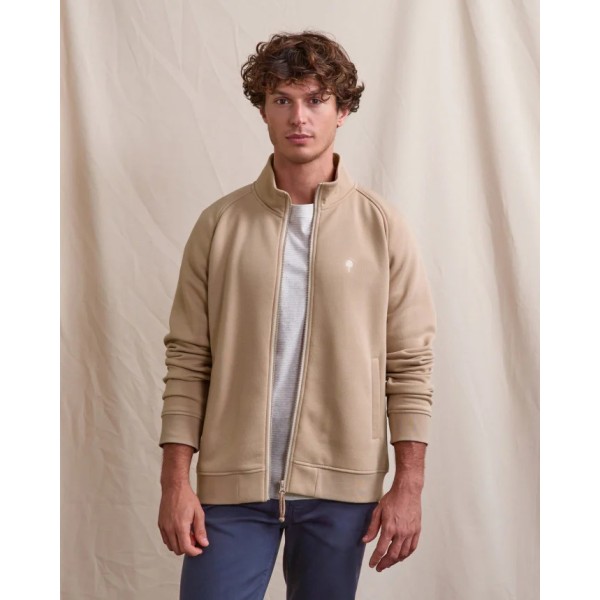 FAGUO - Sweat zippé Horte - Beige