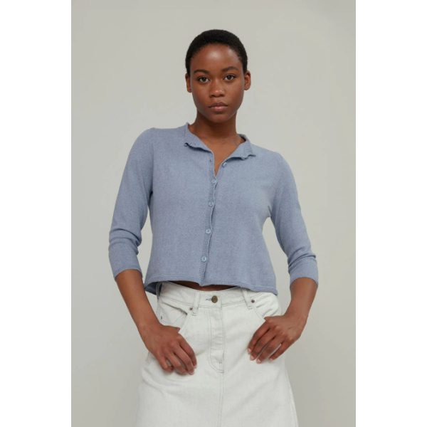 RIFO - Cardigan Leda - Bleu indigo