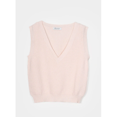 RIFO - Gilet en maille Elodie - Rose Tulle