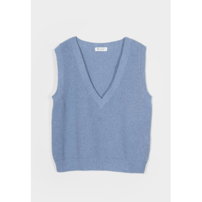 RIFO - Gilet en maille Elodie - Bleu indigo