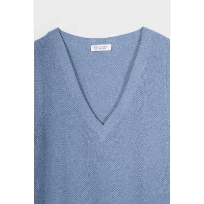 RIFO - Gilet en maille Elodie - Bleu indigo