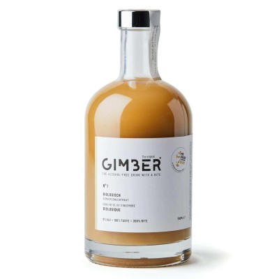 GIMBER 500 ml - Elixir de Gingembre Bio - Sans alcool GIMBER 500 ml - Elixir de Gingembre Bio - Sans alcool