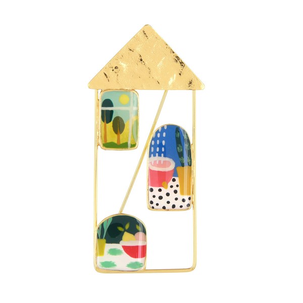 TARATATA bijoux Broche Curieuse.