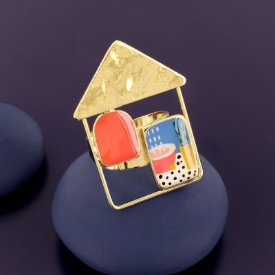 TARATATA bijoux Bague ajustable Curieuse.