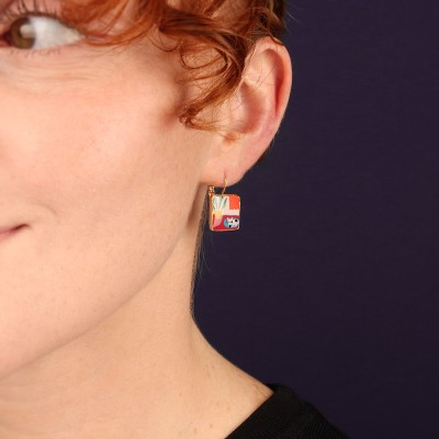 TARATATA bijoux Boucles d’oreilles Dormeuses Curieuse.