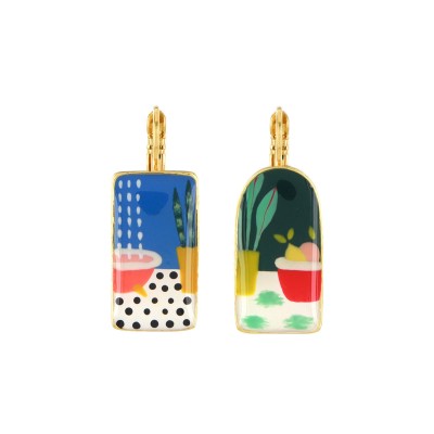 TARATATA bijoux Boucles d’oreilles Dormeuses Curieuse.