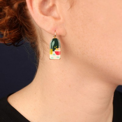 TARATATA bijoux Boucles d’oreilles Dormeuses Curieuse.