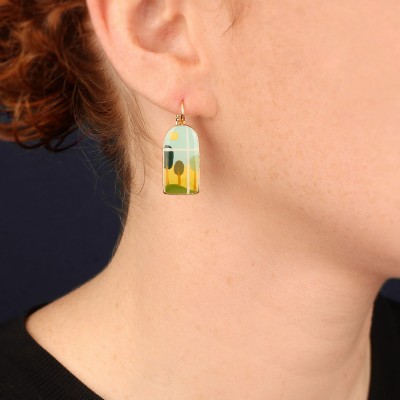 TARATATA bijoux Boucles d’oreilles Dormeuses Curieuse.