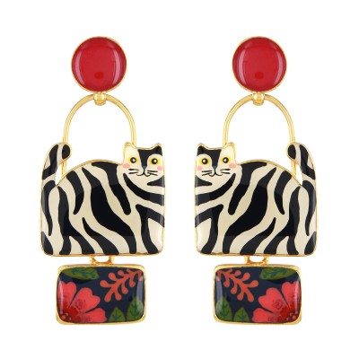 TARATATA bijoux Boucles d'oreilles Poussoir Alfred.