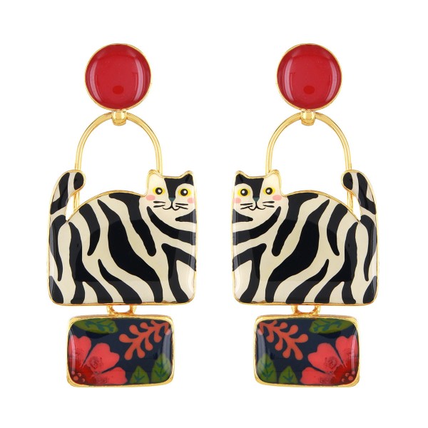 TARATATA bijoux Boucles d'oreilles Poussoir Alfred.