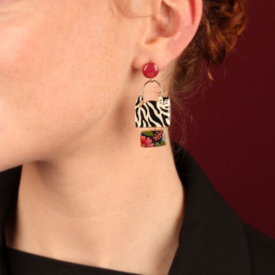 TARATATA bijoux Boucles d'oreilles Poussoir Alfred.