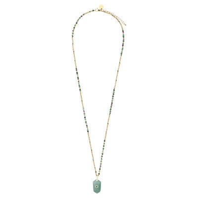 BELLE MAIS PAS QUE Collier long Lulu.