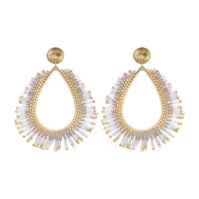 BELLE MAIS PAS QUE Boucles d’oreilles Poussoir Maya Sunny Belle.