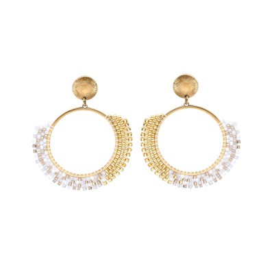 BELLE MAIS PAS QUE Boucles d’oreilles Poussoir Tal Sunny Belle.