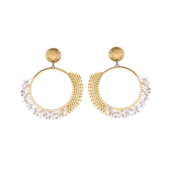 BELLE MAIS PAS QUE Boucles d’oreilles Poussoir Tal Sunny Belle.