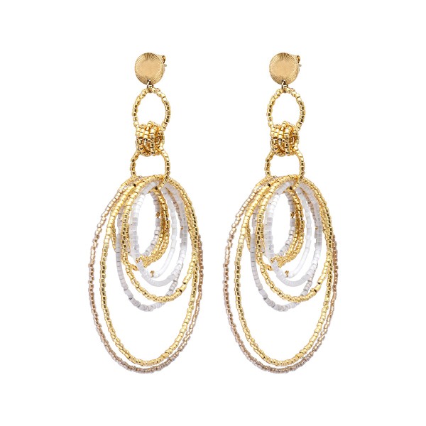 BELLE MAIS PAS QUE Boucles d’oreilles Poussoir Cali Sunny Belle.