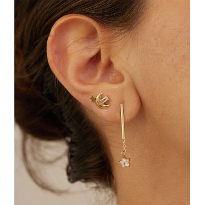 ZAG Bijoux Boucles d’oreilles poussoir Anoth.