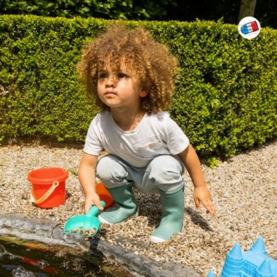 Méduse – Bottes Enfant Airport Lichen/Blanc