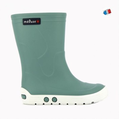 Méduse – Bottes Enfant Airport Lichen/Blanc