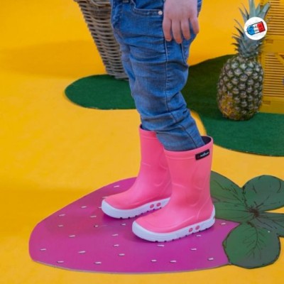 Méduse – Bottes Enfant Airport Bonbon/Blanc Méduse – Bottes Enfant Airport Bonbon/Blanc