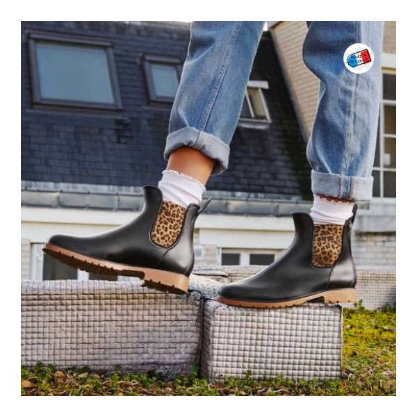 Méduse - Bottines Jumpardi Noir/Miel