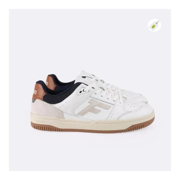 Faguo - Baskets Blanches et Bleu Marine