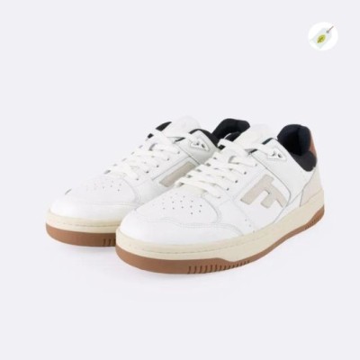 Faguo - Baskets Blanches et Bleu Marine