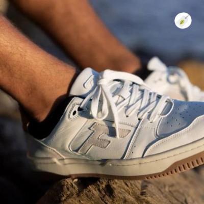 Faguo - Baskets Blanches et Bleu Marine