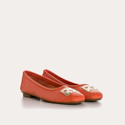 Reqins - Ballerines HAVA cuir orange Reqins - Ballerines HAVA cuir orange
