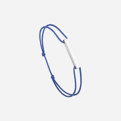 Le Vent à la Française – Bracelet Barre Argent (différents coloris)