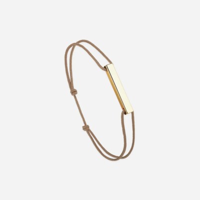 Le Vent à la Française - Bracelet Barre Dorée (différents coloris)