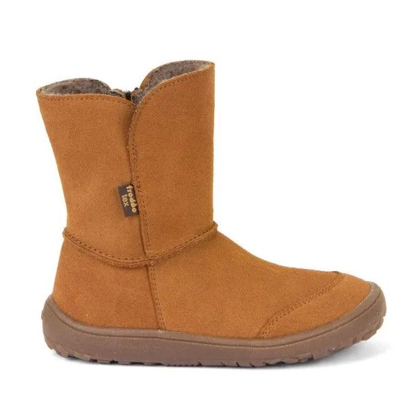 FRODDO - Bottes Tex Suède Cognac