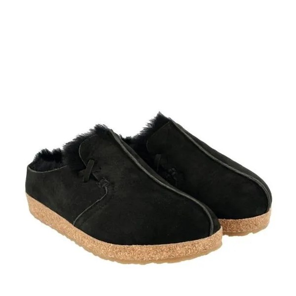 HAFLINGER - Chaussons Saskatchewan Noir