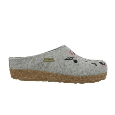 HAFLINGER - Chaussons Grizzly Mélodie Gris