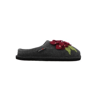 HAFLINGER - Chaussons Flair Anthracite HAFLINGER - Chaussons Flair Anthracite